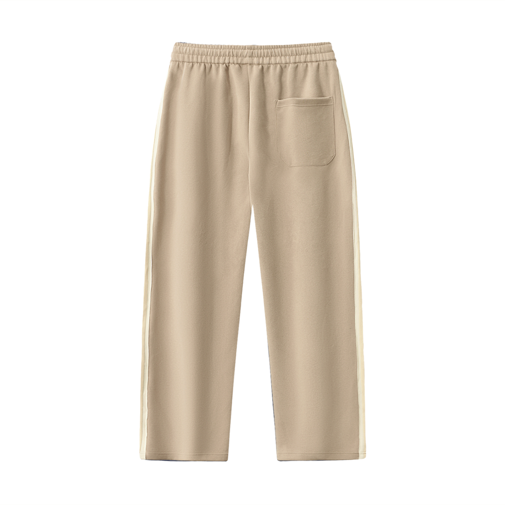 Beige Leisure Sweatpants