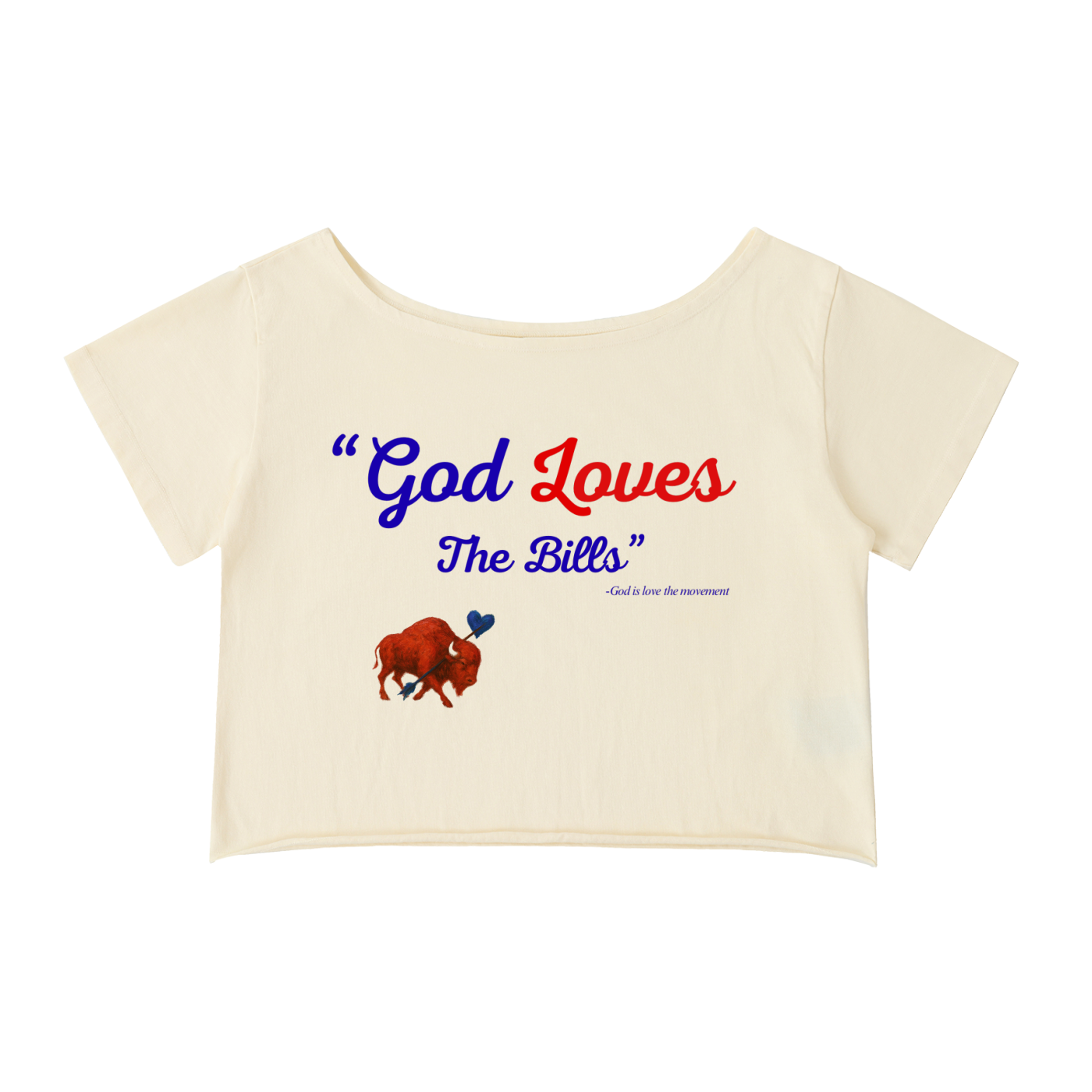 Bills Off-Shoulder Shirt