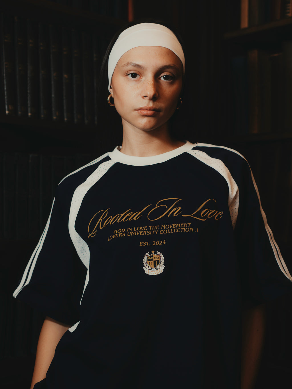 Blue Field Mesh T-shirt