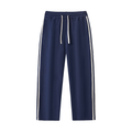 Blue Contrast Side Swiped Sweatpants